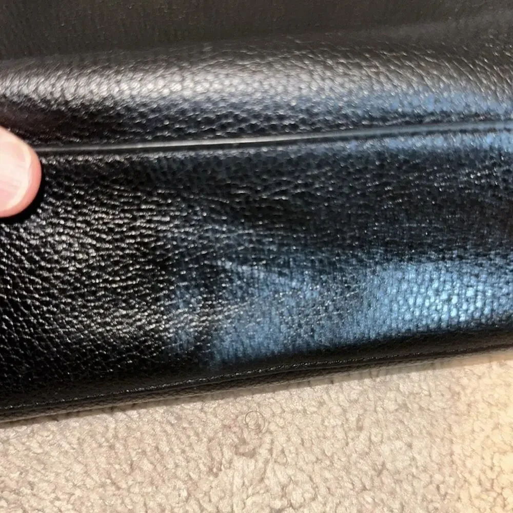 Coach Scout Black Pebble Leather Hobo Bag